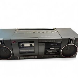 Panasonic Black and Gray Boombox